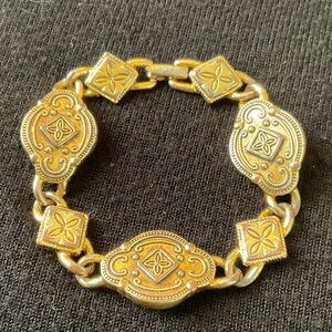 Napier Gold-Tone Ornate Bracelet